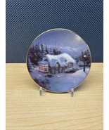 Silent Night 1996 Thomas Kinkade’s Enchanted Seasons Mini Plate - €13,75 EUR