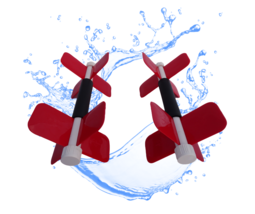 Aqua Bladez – &quot;RED&quot; High Resistance Water Weights for Pool Exercise Set - £35.28 GBP
