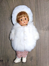 &quot;Christmas Patsy&quot; Effanbee Doll with Ice Skates - Adorable Fur Coat! - in Box! - £52.05 GBP