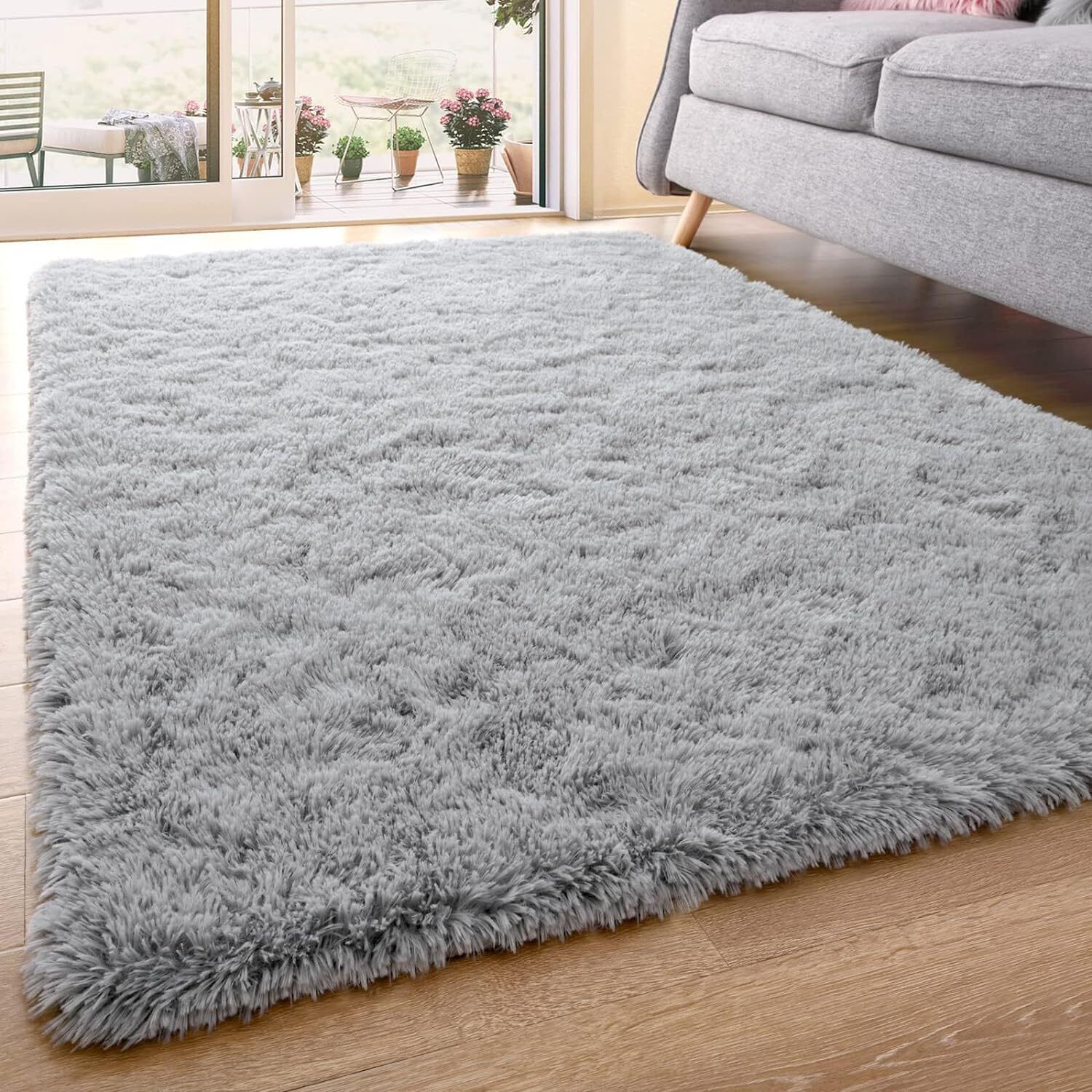 Primary image for Fluffy Carpet for Bedroom 4x6 Rug Soft Indoor Small Shag Area Rug Washable Rugs 
