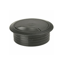 Jaycar Round Desk Grommet Black (60mm) - £21.77 GBP