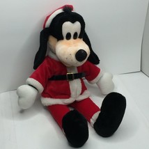 Goofy Santa Christmas 18" Plush Walt Disney Company Stuffed Animal - £39.49 GBP