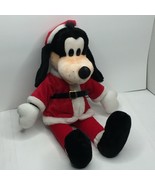 Goofy Santa Christmas 18&quot; Plush Walt Disney Company Stuffed Animal - £39.22 GBP