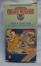Vintage 1987 The World Of Teddy Ruxpin Take A Good Look Vhs Video 1980&#39;s - £11.73 GBP
