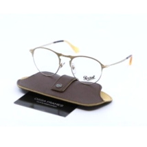 New Persol P 7007-V 1069 Oval GOLD-HAVANA Eyeglasses Authentic Frame 51-19 - £179.37 GBP