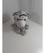 Audubon zoo new Orleans 10 inch white tiger plush with blue eyes - £4.73 GBP