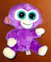 TY BEANIE BOOS - GRAPES the 6 inch MONKEY Plush purple. - $25.43