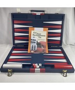 Vintage Backgammon Complete Set 22 1/2 X 18 Folding Board With Chips And... - €9,73 EUR