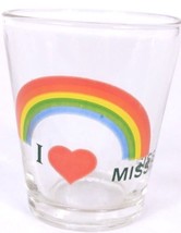 I Love Mississippi Rainbow 2.25&quot; Collectible Shot Glass - $9.41