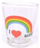 I Love Mississippi Rainbow 2.25&quot; Collectible Shot Glass - £7.40 GBP