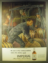 1946 Hiram Walker&#39;s Imperial Whiskey Advertisement - art by Joseph Hirsch - $18.49