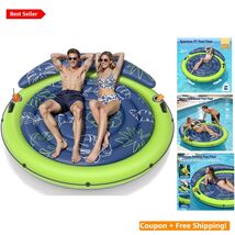 Quality 71" Inflatable Pool Raft - Perfect for Lake, River, or Pool - $104.89