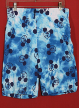 Spotted Zebra Disney Mickey Mouse Palm Tree Tie Dye Drawstring Knit Shorts XL 12 - £8.18 GBP