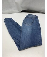 Roebuck &amp; Co Medium Wash Straight Skinny Jeans Womans Size 0 KG Distressed - $14.85