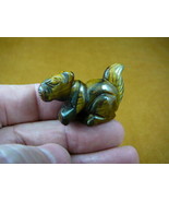 (Y-SQU-560) little brown SQUIRREL stone gemstone carving figurine love s... - €11,97 EUR