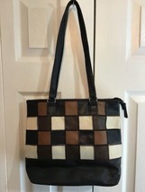 Jaclyn Smith Brown Leather Shoulder Handbag - $11.30