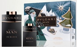 Bvlgari Man In Black 2 Pcs 100ml 3.4 .Oz EDP SP 15ml EDP SP Gift Set For... - £95.00 GBP