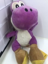 Nintendo Super Mario Bros Purple Yoshi Plush 7” Stuffed Animal Toy Doll 2007 - £6.96 GBP