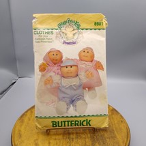 Vintage Craft Sewing Pattern Butterick 6981 Cabbage Patch Kids Preemies Doll - $10.13