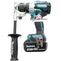 New Makita XPH14Z 18V Li‑Ion Brushless 1/2&quot; Hammer Driver Drill 4.0 Ah B... - £112.77 GBP