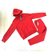 Polo Ralph Lauren Double Knit Tech Fleece Jogger Sweatsuit Red Navy Pony... - $330.58 CAD