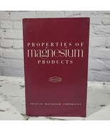 Property of Magnesium Products Maxlo Booklet 1943 Industrial Ephemera  - $19.79