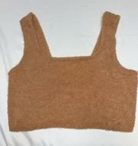MSRP $59 Nina Parker Womens Scoop Neck Cozy Bralette Beige Size 2X - $20.66