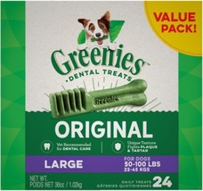 Greenies Large Dental Dog Treats 24 count - £140.34 GBP