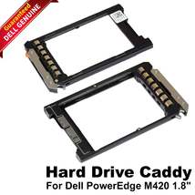 Lot of 4 DELL POWEREDGE M420 R730XD FC630 1.8&quot; HARD DRIVE SSD TRAY CADDY... - $104.38