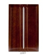 Hampton Bay Wireless or Wired Door Bell in Dark Oak Wood with Silver Insert - $58.60 CAD