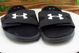 Under Armour Size 9 M Black Slide Synthetic Men Shoes - $19.75