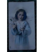 Nice Vintage Christian Paper Card, Jesus as a Young Boy, 1934, Italy - L... - $5.41 CAD