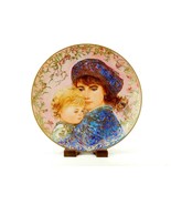 1987 Mother&#39;s Day Plate, Edna Hibel&#39;s &quot;Catherine and Heather&quot;, Knowles, ... - £10.14 GBP