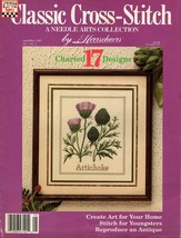Classic Cross Stitch A Needle Arts Collection by Herrschners April 1990 - £6.80 GBP
