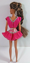 Vintage Barbie Doll Clothing Outfit Mattel Pink Skirt Top Silver Trim Shirt Lot - £6.36 GBP