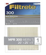 3M Filtrete Basic Dust &amp; Lint Air Filter 300MPR MERV5, 20&quot; x 25&quot; x 1&quot;, P... - $516.41 MXN