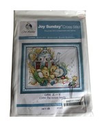 Joy Sunday Mouse Family Cross Stitch Kit 14CT PrePrinted Fabric 37x31cm - $9.80