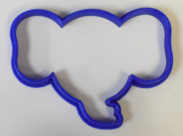 Elephant Head Zoo Animal Safari Cookie Cutter Baking Tool 3D Printed USA PR283 - £2.38 GBP