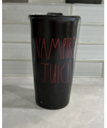 Rae Dunn by Magenta ~ VAMPIRE JUICE ~ Ceramic Travel Mug W/ Lid ~ NEW! - $13.56 CAD
