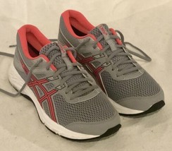 Asics Shoes Womens Size 8 GEL Contend 6 Sneakers Grey Mesh Athletic Trai... - £19.54 GBP