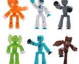 Stikbot Monster Werewolf &amp; Cyborg Pack, Set Of 6 Stikbot Collectable Mon... - $62.99