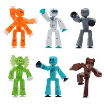Stikbot Monster Werewolf &amp; Cyborg Pack, Set Of 6 Stikbot Collectable Monster Act - £50.35 GBP