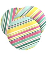 Set of 3 MARTHA STEWART Striped 10.5 in Plates Melamine - $19.79
