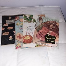 Vintage Lot of 4 Cookbooks Advertising Cooking Booklets Recipes A1 7Up Pillsbury - £13.58 GBP