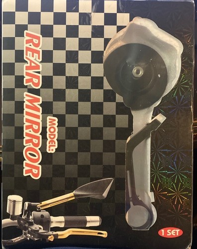 Motorcycle Mirrors Handle Bar Cafe Racer CNC Scooter Rear View New In Box - $12.19