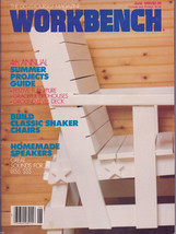 Workbench June 1990  The Do-It-Yourself Magazine/  Shaker Chairs - £1.97 GBP
