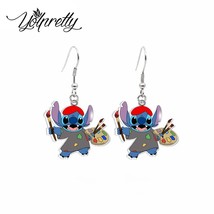 2021 New Arrival Stitch and Angel Cosplay Characters Handcraft Acrylic Epoxy Fis - £6.84 GBP