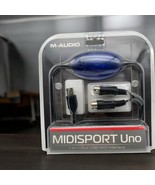 M-Audio MIDISPORT Uno 1 In / 1 Out USB MIDI Interface with 16 MIDI Chann... - $29.65