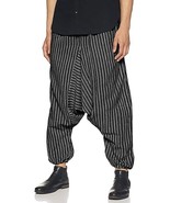 Women Summer Loose Baggy Hippie Boho Pure Cotton Aladdin Harem Pants Hig... - $572.29 MXN