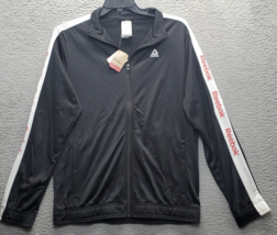 Reebok Track Jacket Mens Medium Multi Training Essentials Long Sleeve Fu... - $24.36